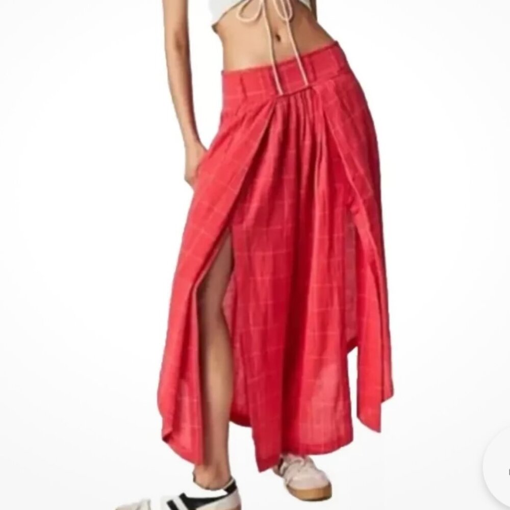 Free People Lunar Cove Flowy Wide Leg Pants - Worn Once Sz L